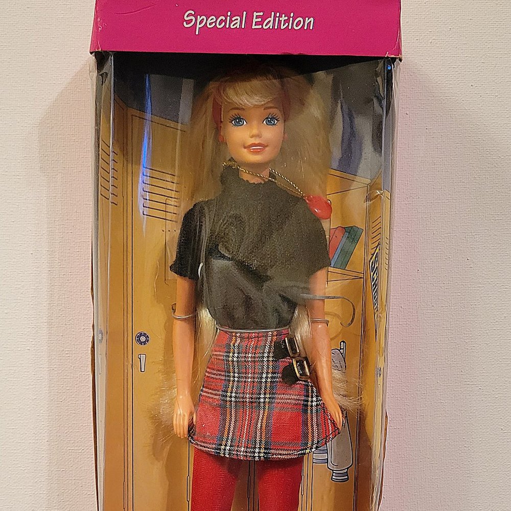 Vintage School Spirit Barbie from 90s
